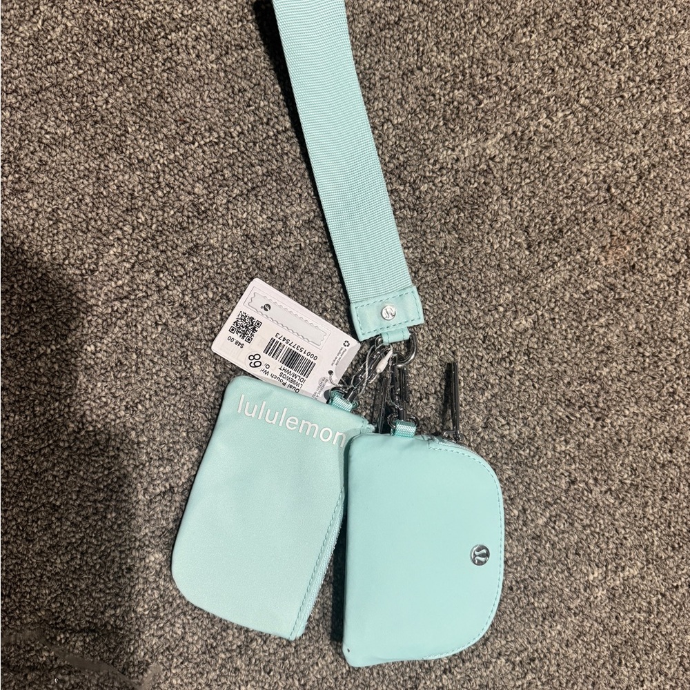 Lululemon Aqua Blue Pouch Duo